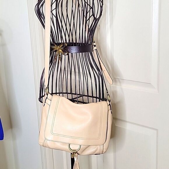 Cole Haan Fantine Tan Leather Bag - Picture 2 of 14